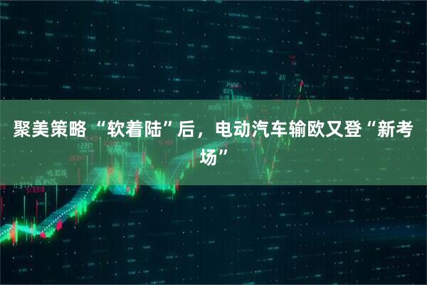 聚美策略 “软着陆”后，电动汽车输欧又登“新考场”